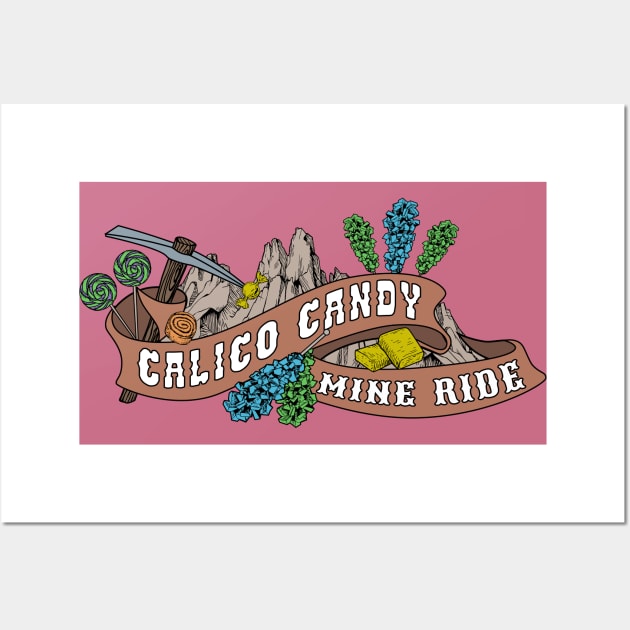 Calico Candy Mine Ride Wall Art by SkprNck